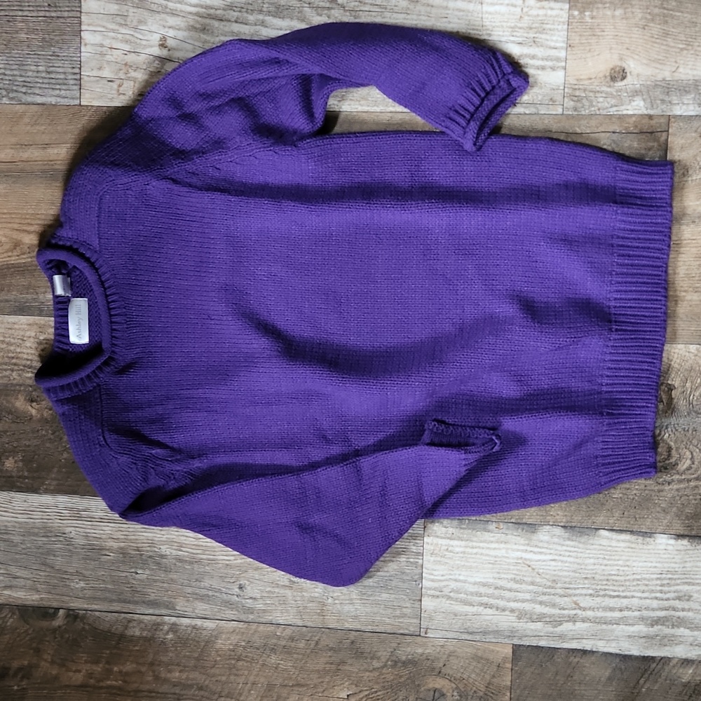 Purple Over-sized Sweater